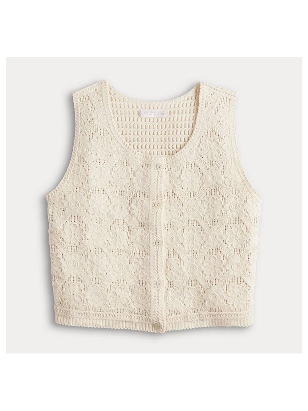 Women’s Lauren Conrad Crochet Vest